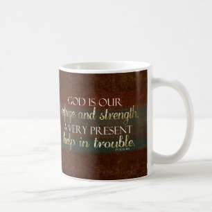 Guden är vårt för bibelVerse för fristad krist Kaffemugg