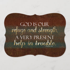 Guden är vårt för bibelVerse för fristad kristna Inbjudningar