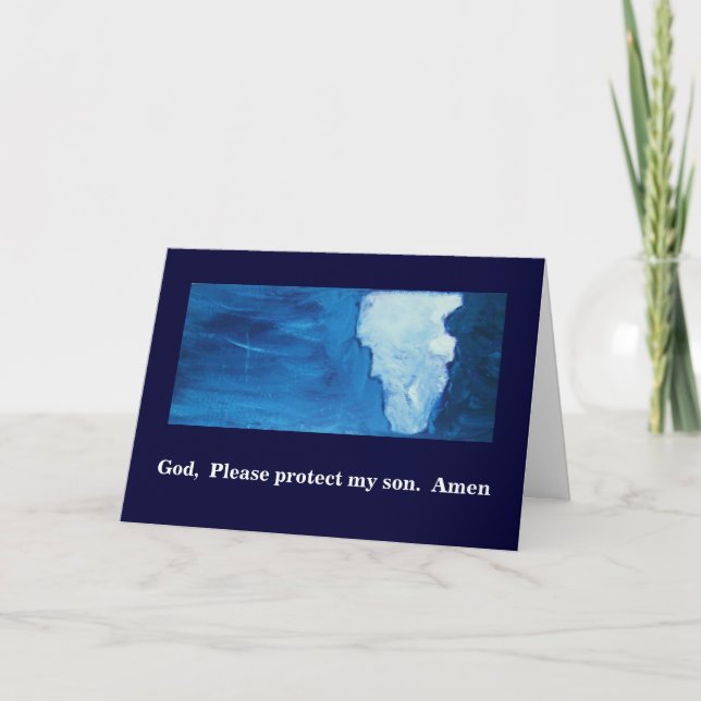 GUDEN BEHAR SKYDDAR MIN SON KORT (Framsida)