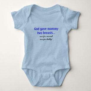 Guden gav mammor två bröst… t-shirt