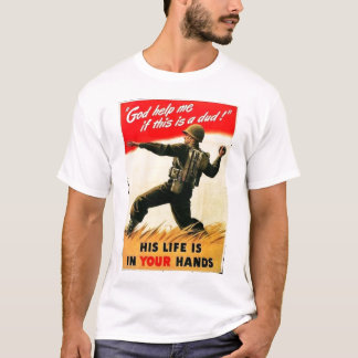 Guden hjälper mig propaganda WW1 T Shirt