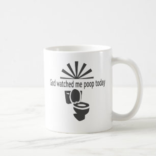 Guden höll ögonen på mig poopen i dag kaffemugg