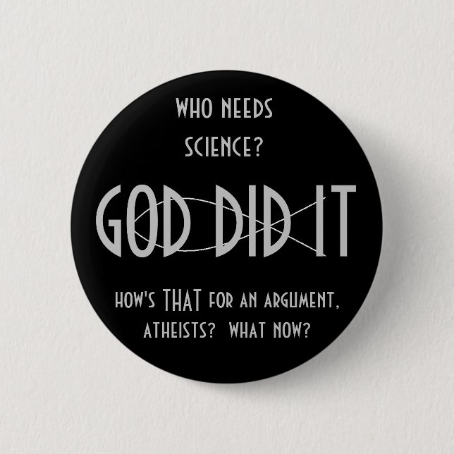 GUDEN knäppas DET (design 1) Knapp (Framsida)