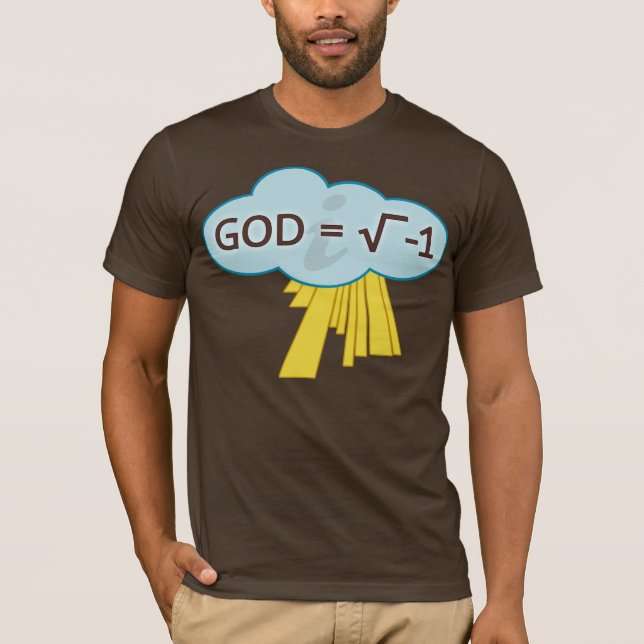 Guden = kvadrera rotar av skjorta -1 tee shirt (Framsida)