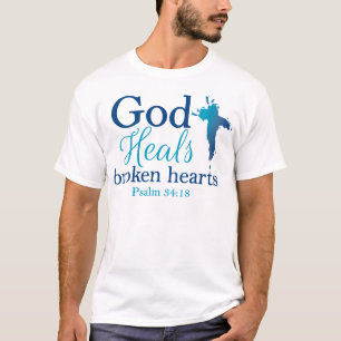 Guden läker bruten hjärtaPsalm34:18 T-shirt