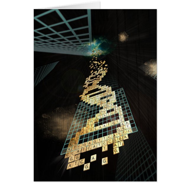 Guden leker inte tärning 2014 hälsningskort (Framsidan)