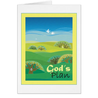 Guden planerar hälsningskort