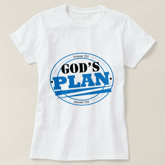 Guden planerar T-tröja T Shirt (Design framsida)