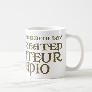 Guden skapade amatören radiosände kaffemugg