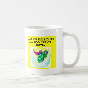 guden skapade småsaker kaffemugg