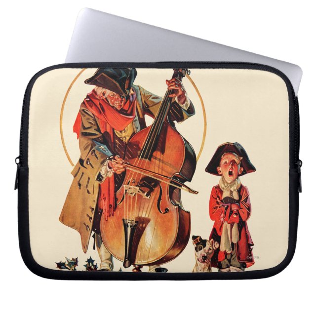 Guden vilar gentlemän för Ye Merrie Laptop Sleeve (Framsidan)