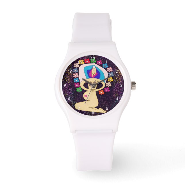 gudens jungfruliga mor armbandsur (Framsida)