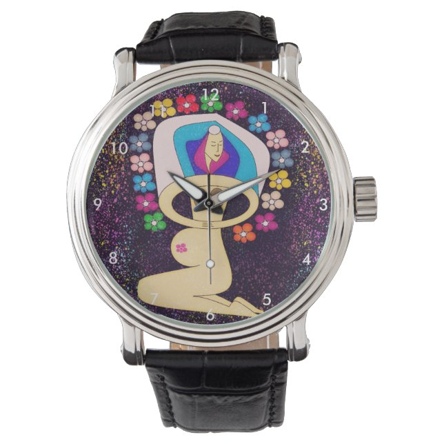 gudens jungfruliga mor armbandsur (Framsida)