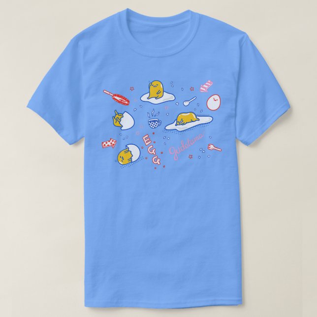 Gudetama Doodle TShirt T Shirt (Design framsida)