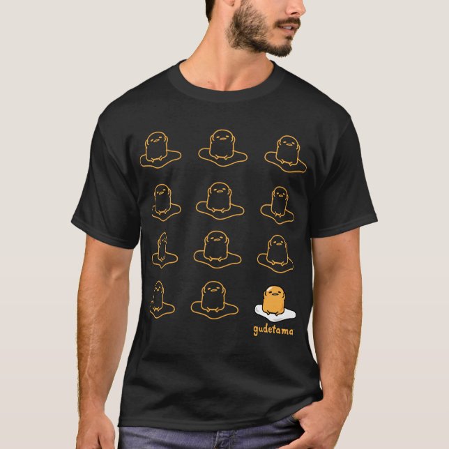 Gudetama Lazy Egg Real Sweatshirt T Shirt (Framsida)