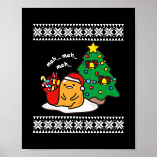 Gudetama Ugly jul Sweater Tee Poster
