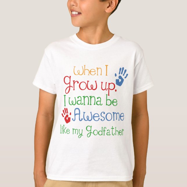 Gudfader för gudbarngåvafantastisk tee (Framsida)