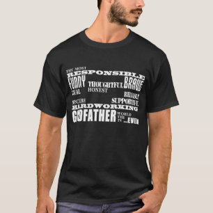 Gudfaderfödelsedagar & jul: Kvaliteter T Shirt
