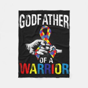 Gudfar till en Autismmedveten Warrior Fleecefilt