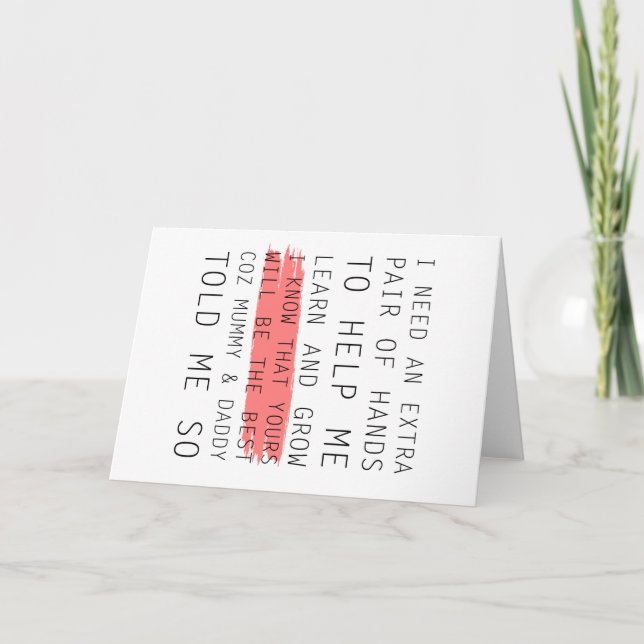 gudföräldrar helgkort (Framsida)