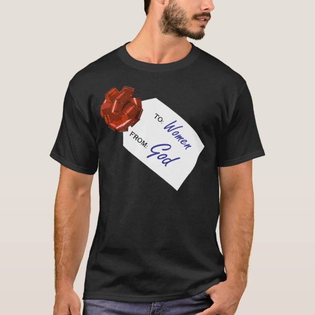 Gudgåva till kvinnor t-shirt (Framsida)