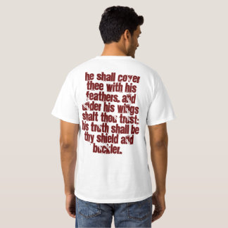 Gudge som du påskyndar (psalms91:4) t-shirt