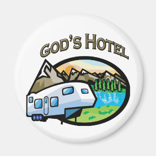 Gudhotell Magnet