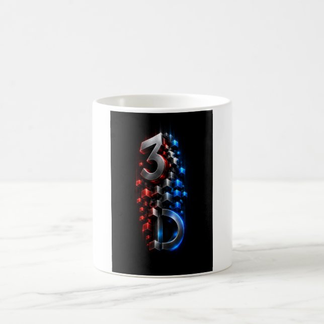 Gudinna 3D Mikro Mosaik  Kaffemugg (Center)