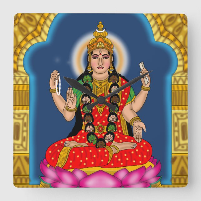 Gudinna Bhairavi Väggur (Framsida)