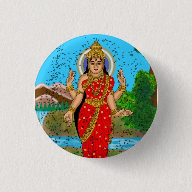 Gudinna Bhramari-knapp  Knapp (Framsida)