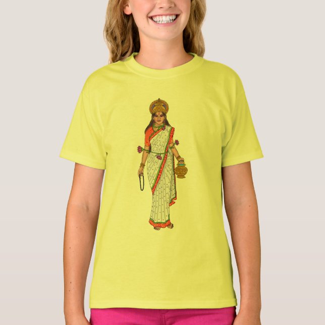 Gudinna Brahmacharini T-Shirt (Framsida)