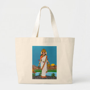 Gudinna Brahmacharini Totebag Jumbo Tygkasse
