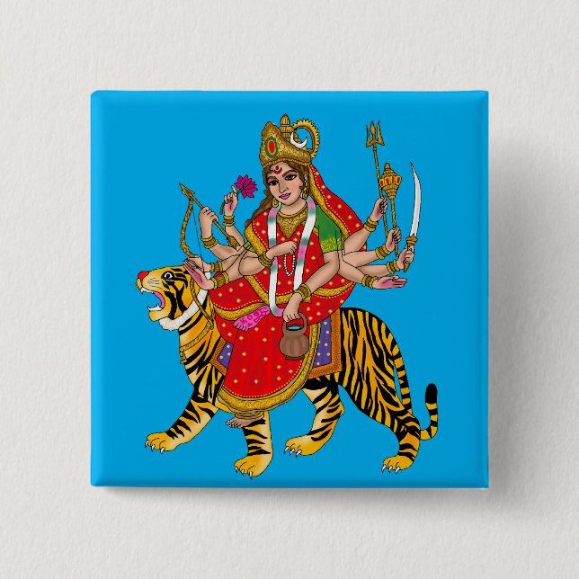 Gudinna Chandraghanta-knapp Knapp (Framsida)