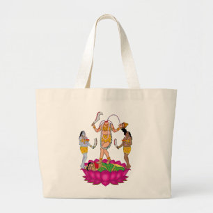 Gudinna Chinnamastika Totebag Jumbo Tygkasse