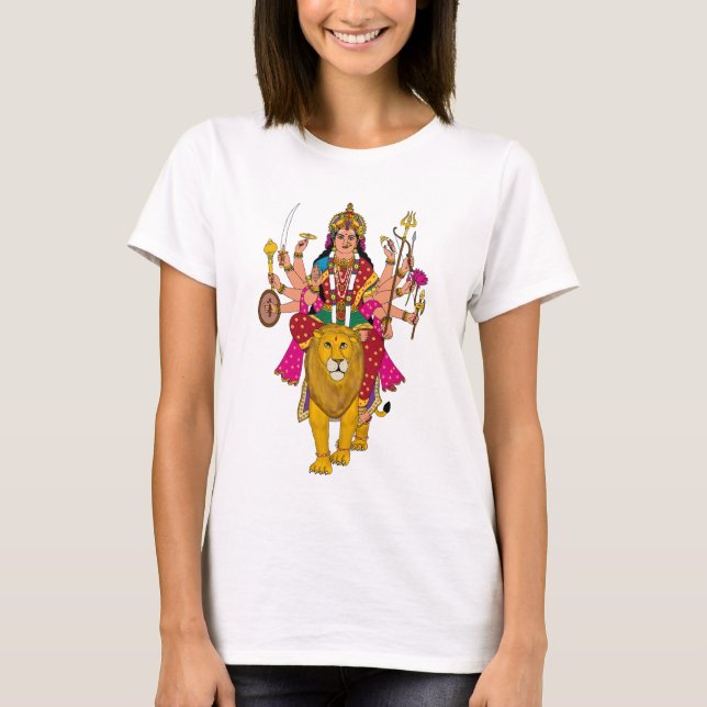 Gudinna Durga T-Shirt (Framsida)