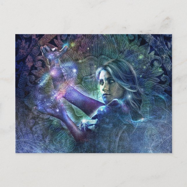 Gudinna Durga vykort (Framsida)