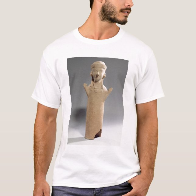 Gudinna eller worshipper med den lyftta ärmar, t-shirt (Framsida)
