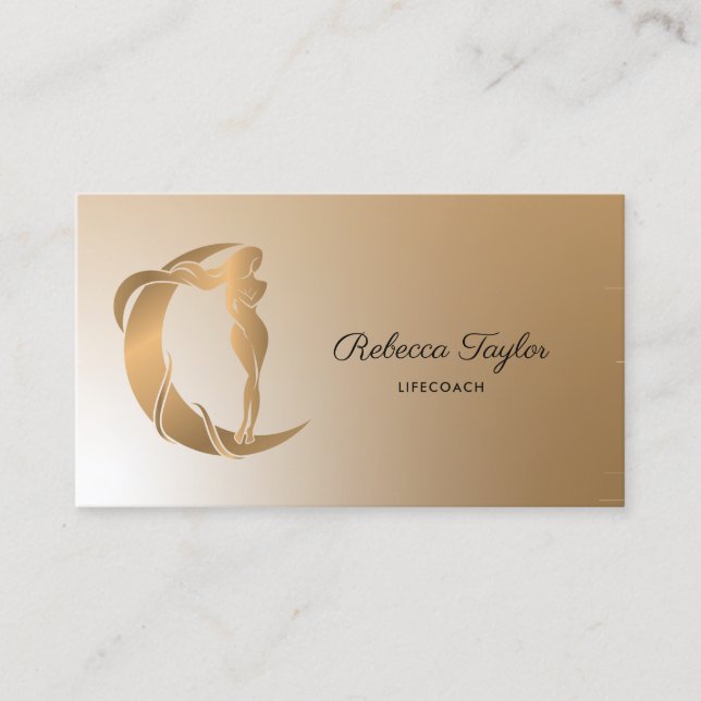 gudinna feminin livbusvenus mystic witchy visitkort (Framsida)