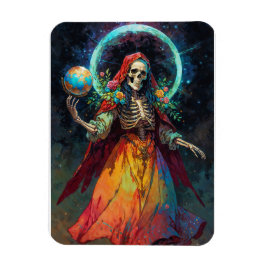 Gudinna för det oundvikliga Santa Muerte Magnet