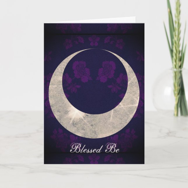 Gudinna för Horned måne för häxa Prim Kort (Framsida)