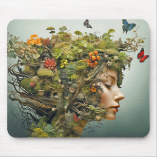 gudinna från naturen Mystical Etheral Fantasy Worl Musmatta