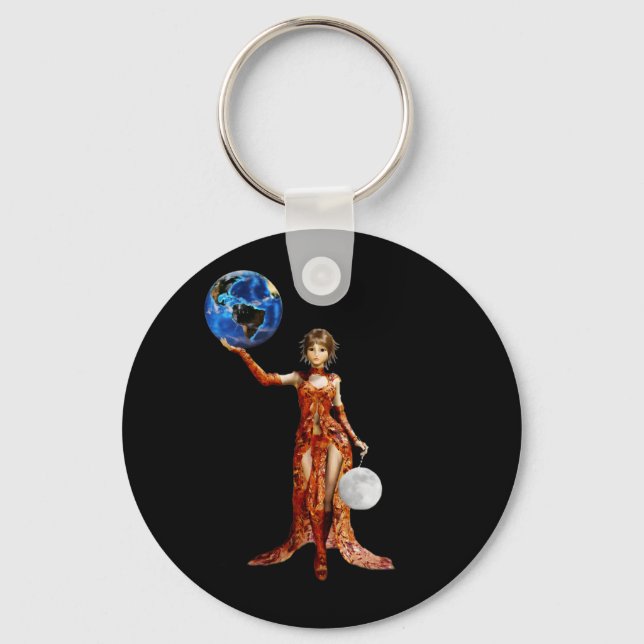 Gudinna från Universe Keychain Nyckelring (Framsida)