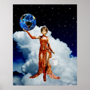 gudinna från Universe Poster