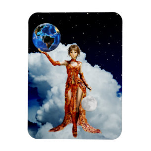 gudinna från Universe Vinyl Magnet