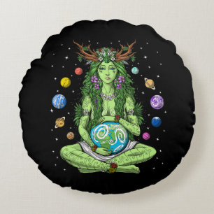 Gudinna Gaia Rund Kudde