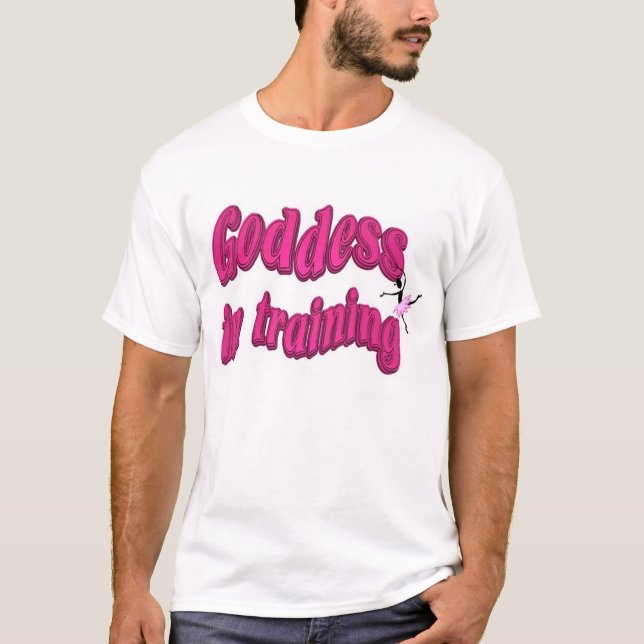Gudinna, i utbildning av Riley Tee Shirt (Framsida)