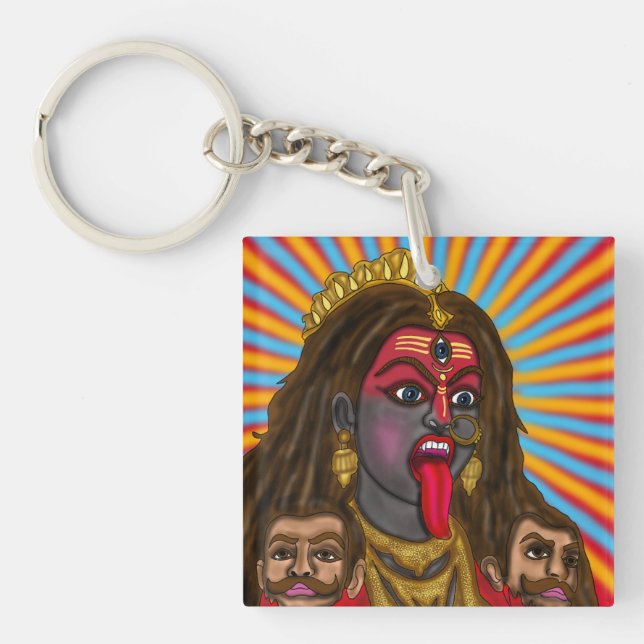 Gudinna Kali Nyckelring (Framsidan)
