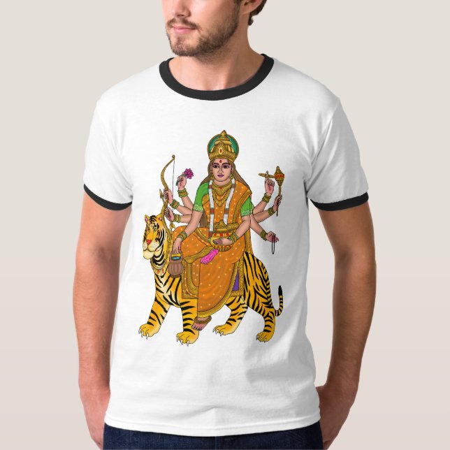 Gudinna Kushmanda T-Shirt (Framsida)