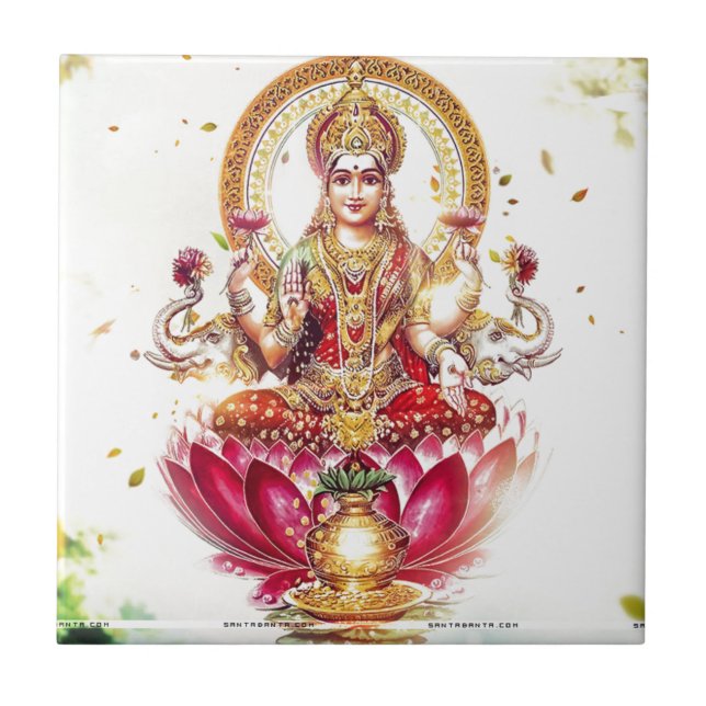 GUDINNA LAKSHMI KAKELPLATTA (Framsidan)