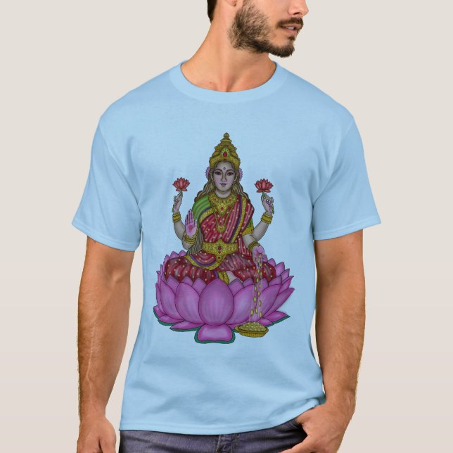 Gudinna Lakshmi T-Shirt (Framsida)